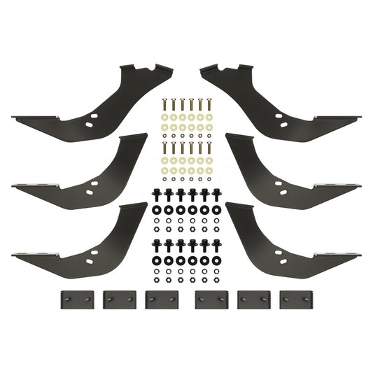 Westin 99-16 Ford F-250/350/450/550HD Reg/Supr Cab/Crew Premier Oval Nerf Step Bar Mount Kit - Blk