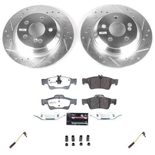 Power Stop 2006 Mercedes-Benz S350 Rear Z26 Truck & Tow Brake Kit