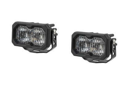 Diode Dynamics C2 2.0 Pro White SAE Fog/Wide Standard ABL (pair)