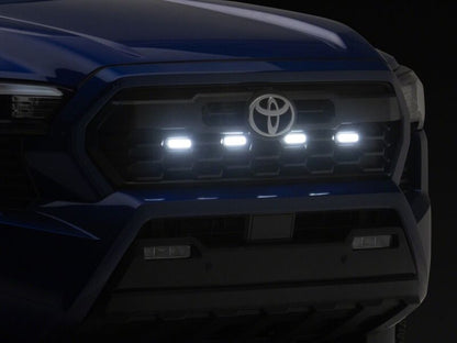 Raxiom 24-26 Toyota Tacoma Pre Runner/ TRD Off-Road/ TRD Sport White LED Grille Light- Clear Lens