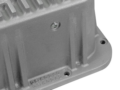 aFe Transmission Pan Cover (Raw); GM Diesel Trucks 01-14 V8-6.6L (td)