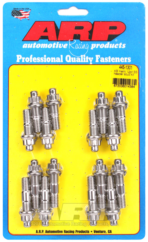 ARP KB Hemi Hex Exhaust Stud Kit 12PT