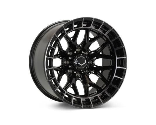 Vossen HFX-1 20x10 - 8x165.1 - ET18 - Super Deep Face - 125.1 - Tinted Gloss Black Wheel