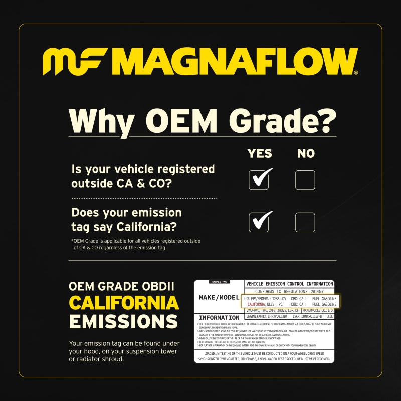 Magnaflow 21-23 Chevrolet Blazer L4 2.0L Direct Fit EPA Compliant Catalytic Converter