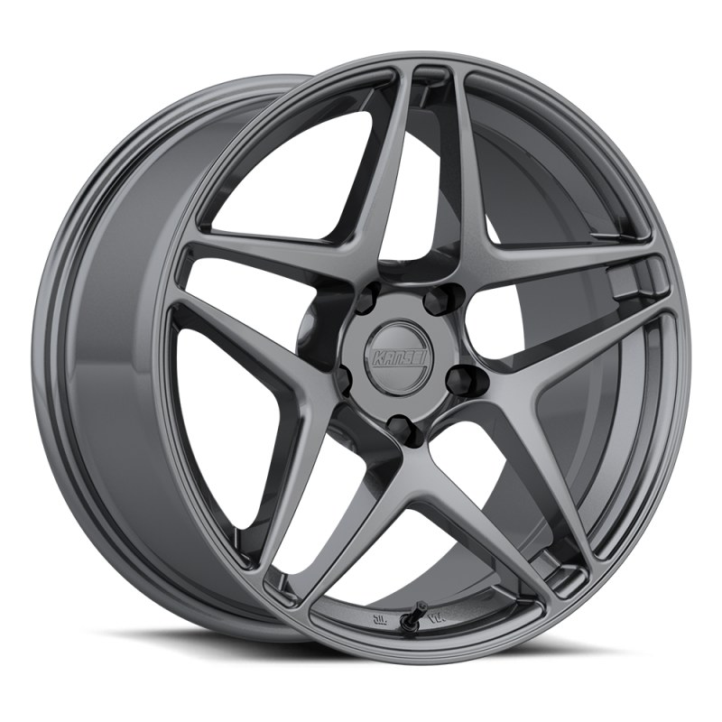 Kansei K15G Astro 19x10.5in / 5x114.3 BP / 12mm Offset / 73.1mm Bore - Gunmetal Wheel