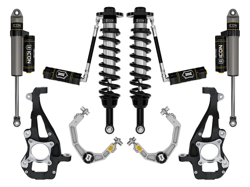 ICON 21-24 Ford F150 4WD 3.5-4.5in Stage 3 Suspension Sys Billet Uca