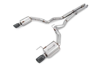 AWE Tuning S550 Mustang GT Cat-Back Exhaust - Touring Edition (Diamond Black Tips)
