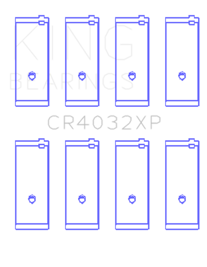 King Engine Bearings Toyota 4AGE/4AGZE 16v 1.6L (Size .025mm) Rod Bearing Set