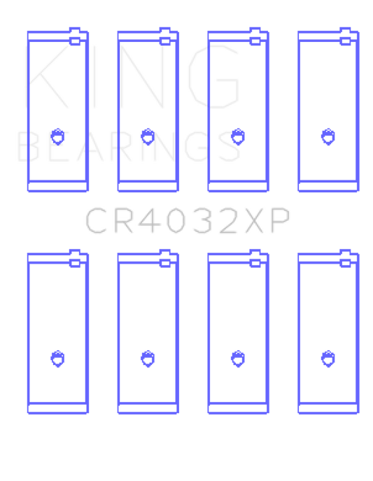 King Engine Bearings Toyota 4AGE 4AGZE 16V 1.6L (Size STDX) Performance Rod Bearing Set