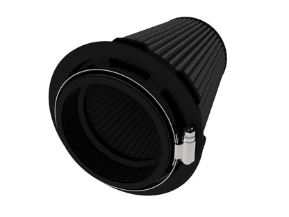 aFe Momentum Intake Air Filter w/Black Pro 5R (Pair) 3-1/2IN F x 5IN B x 3-1/2IN T (Inverted) x 6IN