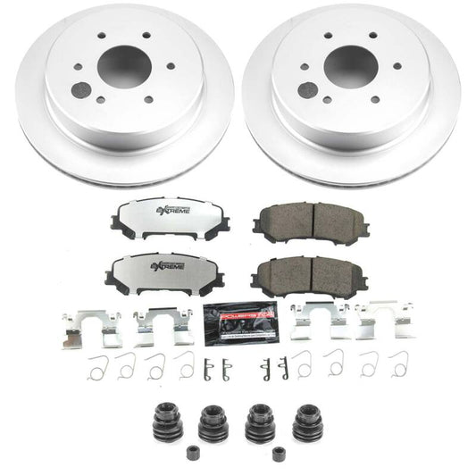 Power Stop 17-24 Nissan TITAN Rear Z36 Coated Truck & Tow Brake Kit