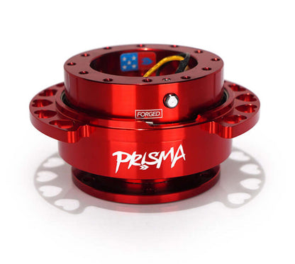 NRG Quick Release Kit - Red Body/ Red Heart Cutout Ring