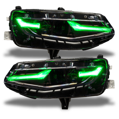 Oracle 19-21 Chevy Camaro LS/LT RGB+A Headlight DRL  Kit - ColorSHIFT w/ BC1 Controller