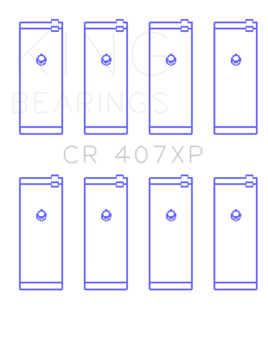 King Engine Bearings Nissan CA18DET (Size STD) Performance Rod Bearing Set