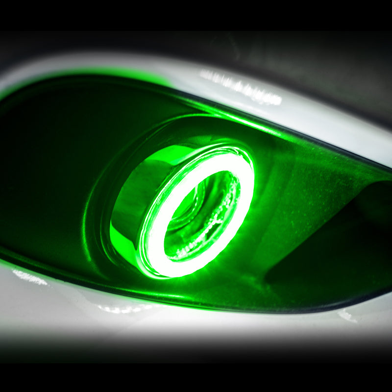 Oracle 05-10 Chrysler 300 Base Surface Mount LED Fog Light Halo Kit - Green
