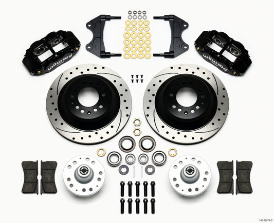Wilwood Narrow Superlite 6R Front Hub & 1PC Rtr Kit 12.88in Drilled WWE ProSpindle