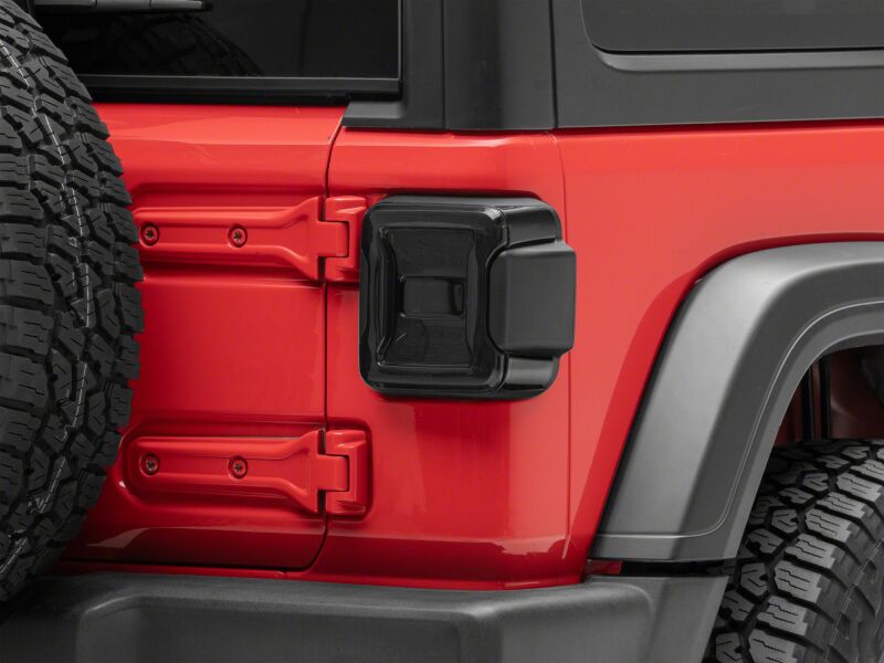 Raxiom 18-26 Jeep Wrangler JL LED Tail Lights- Red Housing- Smoked Lens