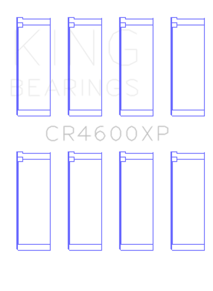 King Engine Bearings Mini (BMW) W11B16 Connecting Rod Bearings - Set of 4 Pairs