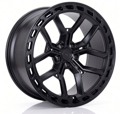 Vossen x Urban Forged - 23x10 - ET35 - 5x120 - 72.6  - GB - GLOSS BLACK - DEFENDER FRONT