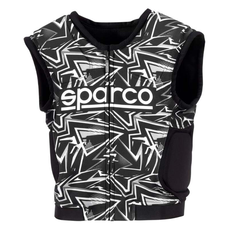 Sparco Vest SJ Pro K-3 LRG - BLK/WHT