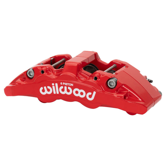 Wilwood caliper AERO6-DM jeep 07-18 1.75/1.38/ 1.38 1.25 rotor L/H red