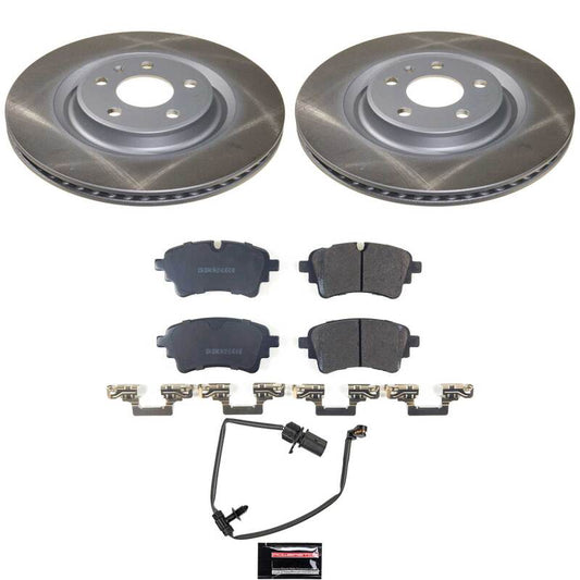 Power Stop 20-25 Audi A4 Allroad Rear Semi-Coated Rotor Kit