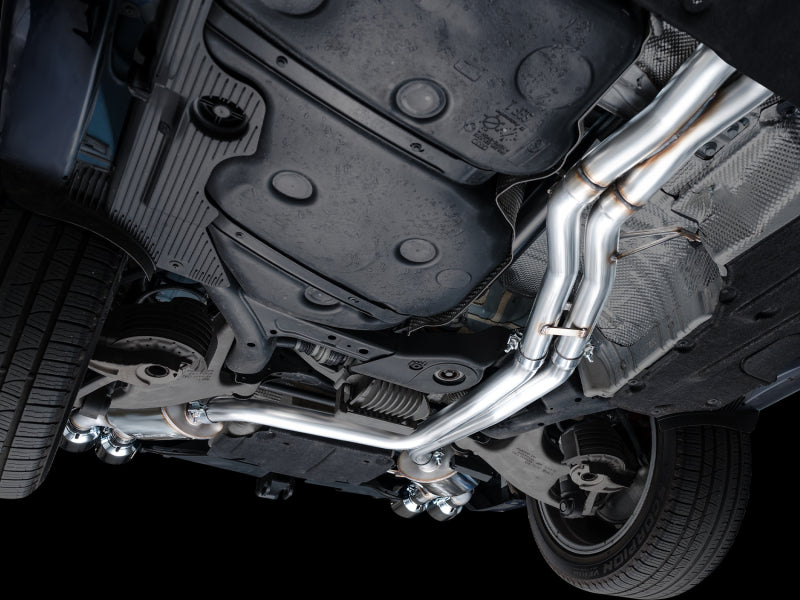 AWE Tuning 19-21 Porsche Macan 3.0T/2.9TT Touring Edition Cat-Back Exhaust w/ Chrome Silver Tips
