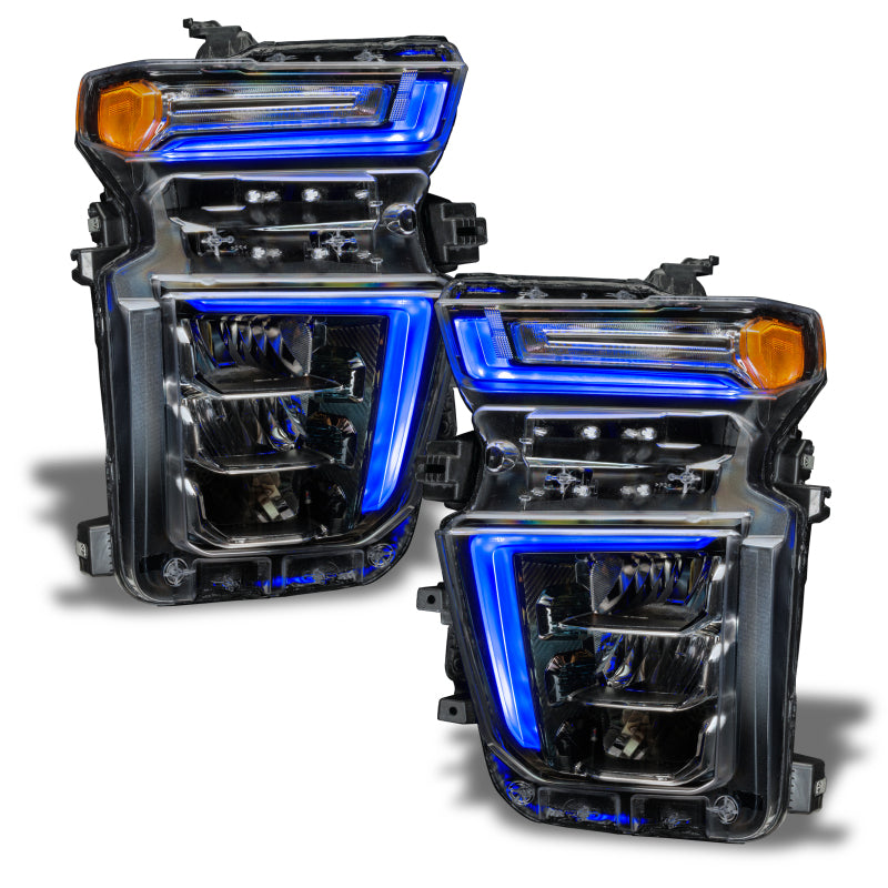 Oracle 2021 Chevy Silverado HD 2500/3500 RGB+W Headlight DRL Upgrade Kit ColorSHIFT 2