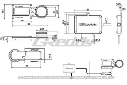 GReddy PRofec Electronic Boost Controller - Amber OLED