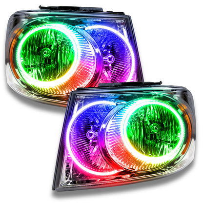Oracle 07-09 Dodge Durango SMD HL - Chrome - ColorSHIFT w/ Simple Controller