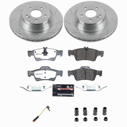Power Stop 12-18 Mercedes-Benz CLS550 Rear Z26 Truck & Tow Brake Kit