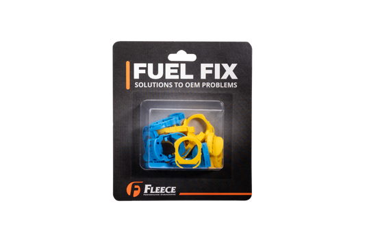 Fleece Performance Universal 11-26 Ford Powerstroke 6.7L Fuel Line Retaining Clips - 14 Pack