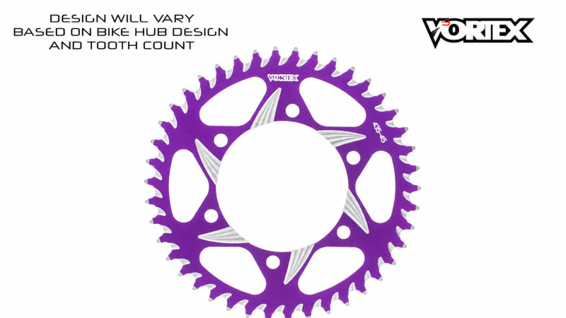 Vortex Racing 40 Tooth 520 Rear Sprocket - Purple