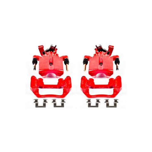 Power Stop 05-08 Chevrolet Cobalt Rear Red Calipers w/Brackets - Pair