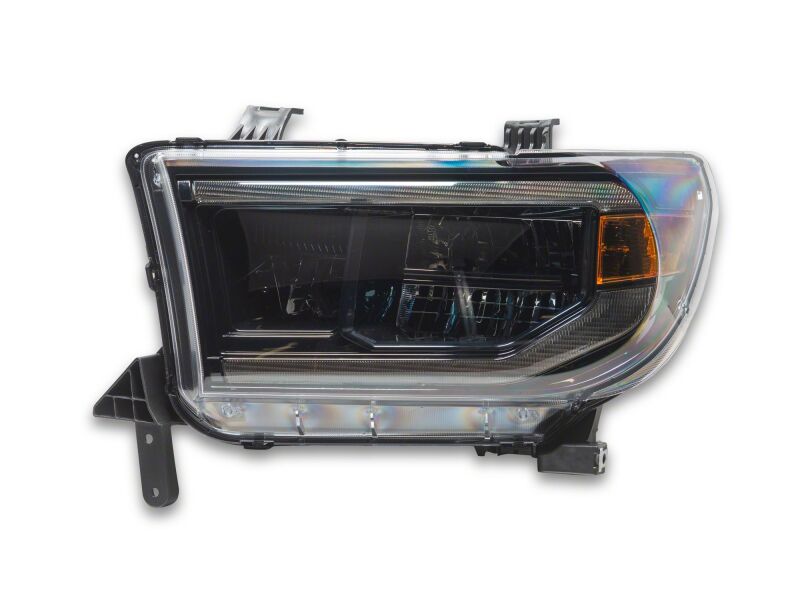 Raxiom 07-13 Toyota Tundra CXR Series LED Projector Headlights- Black Housing- Clear Lens