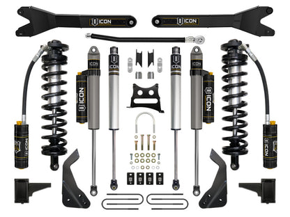 ICON 08-10 Ford F250/F350 4-5.5in Stage 5 Coilover Conversion System w/ Radius Arm