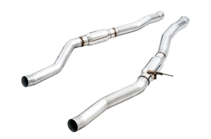 AWE Tuning 2020 Toyota Supra A90 Resonated Touring Edition Exhaust - 5in Chrome Silver Tips