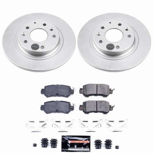 Power Stop 16-18 Mazda CX-3 Rear Z23 Coated Brake Kit