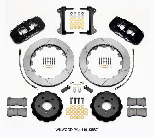 Wilwood AERO6 Front Hat Kit 15.00 15-23 Mustang w/Lines