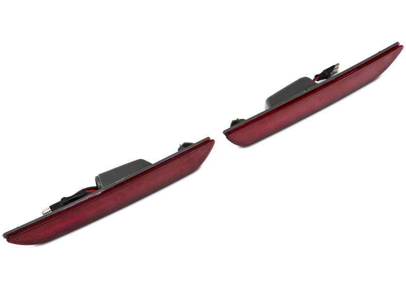 Raxiom 15-23 Ford Mustang Axial Series LED Side Marker Lights- Rear- Red