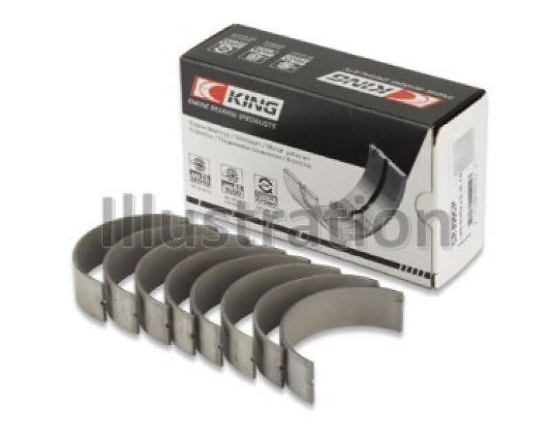 King Engine Bearings Honda 2006+ R16A/ R18A (Size 1.0) Coated Connecting Rod Bearing Set