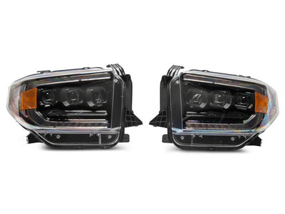 Raxiom 14-21 Toyota Tundra CXR Series LED Headlights- Black Housing- Clear Lens
