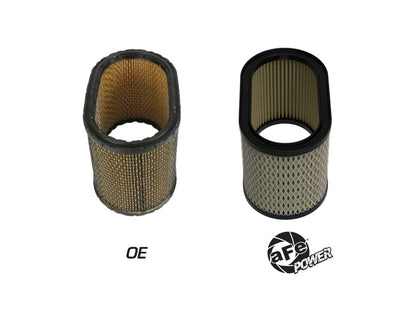 aFe Magnum FLOW Round Racing Air Filter w/ Pro GUARD 7 Fits Weber IDA 48 Carburetors (6 IN Height)