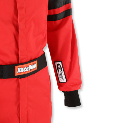 RaceQuip Red SFI-1 1-L Suit - Medium