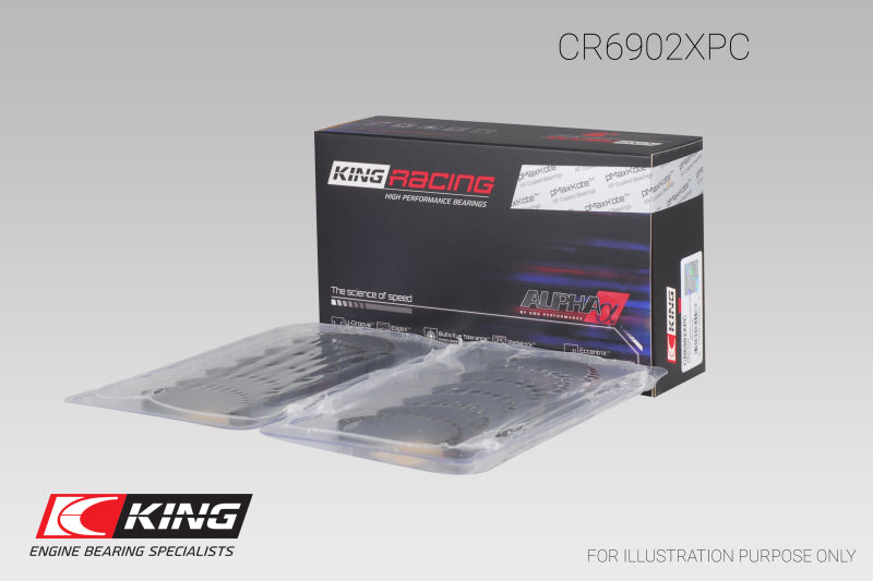 King Engine Bearings Nissan VQ35HR/VQ37VHR/VR30DTT pMaxKote Rod Bearing Set - Size STD