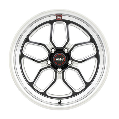 Weld S152 18X12 Laguna Drag 5X120 ET52 BS8.50 Gloss Black MIL Dia 78.1