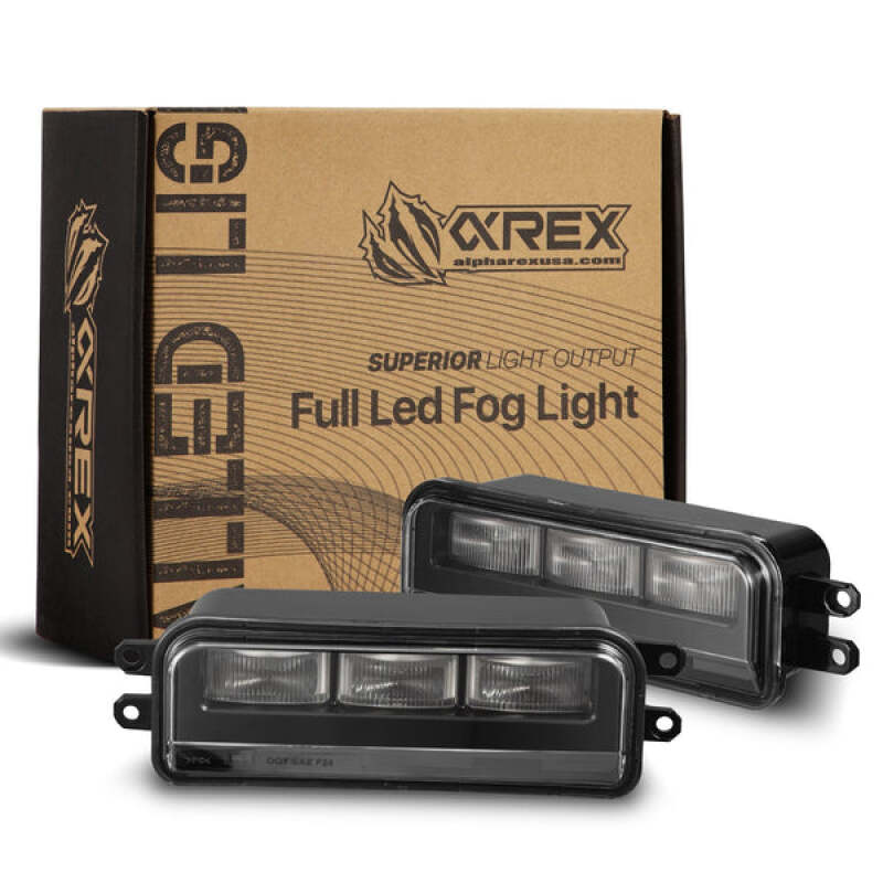 AlphaRex 22-25 Toyota Tundra/Sequoia Double Tap Dual Color LED Projector Fog Lights