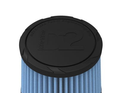 aFe POWER Universal Clamp-On Air Filter w/ D2 Dura-Dry Media - 4.5in F x 6in B x 4.75in T x 5in H