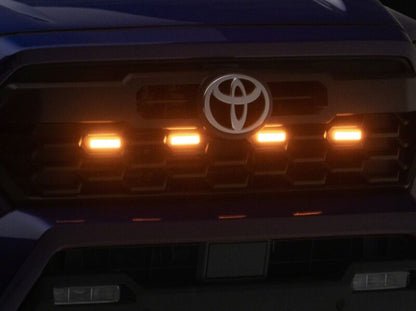 Raxiom 24-26 Toyota Tacoma Pre Runner/ TRD Off-Road/ TRD Sport Amber LED Grille Light- Clear Lens