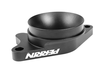 PERRIN 22-26 Subaru WRX / 20-25 LGT & OBXT Turbo Inlet Hose w/Turbo Adapter Flange (Long) - Black